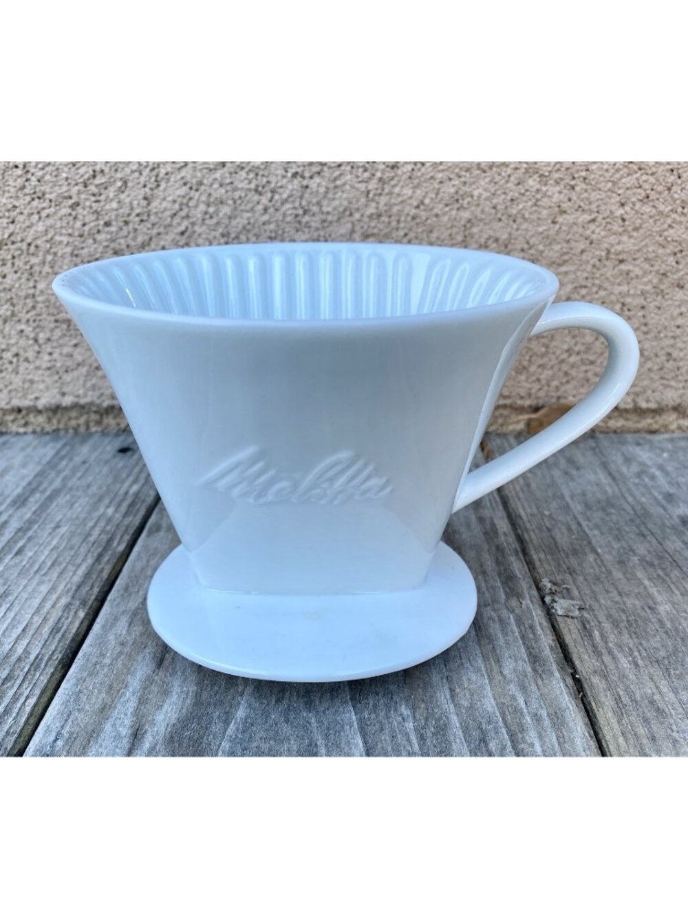 Melitta 1-Cup Pour Over Porcelain Coffee Filter (B0264)